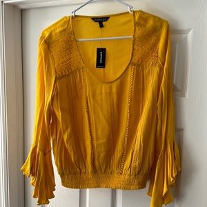 Yellow express blouse